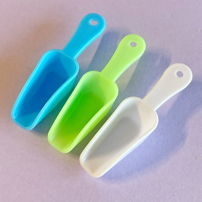 Sprinkle Scoops - Blue, Green & White