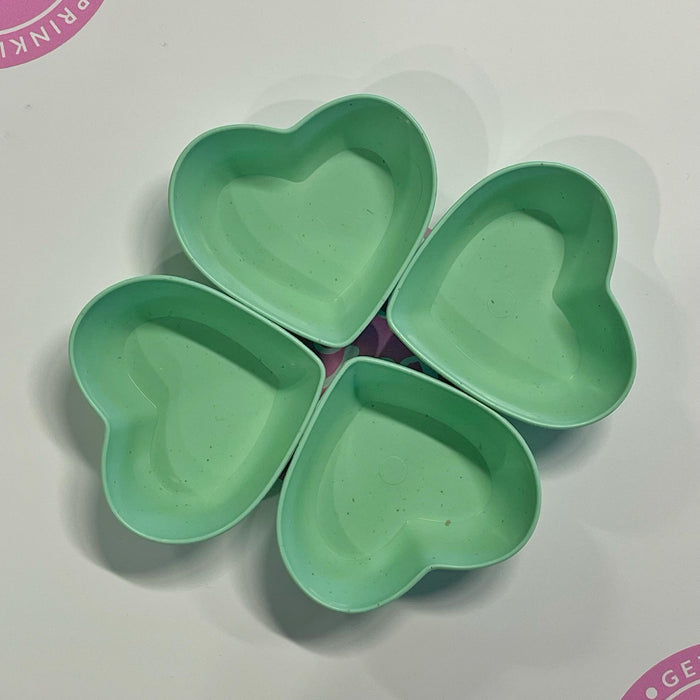 Mini Sprinkle Bowl Green heart